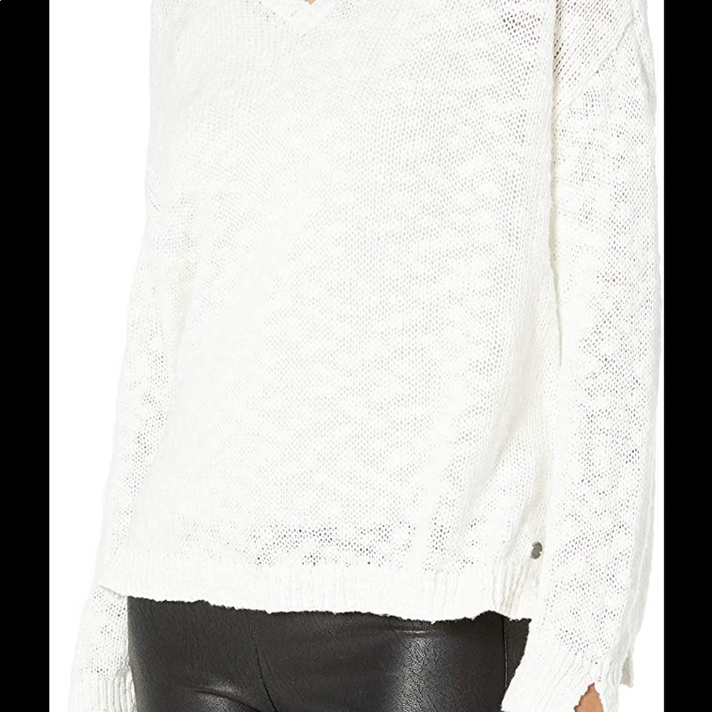 Roxy airport vibes xs white hoodie nwt - Picture 2 of 8